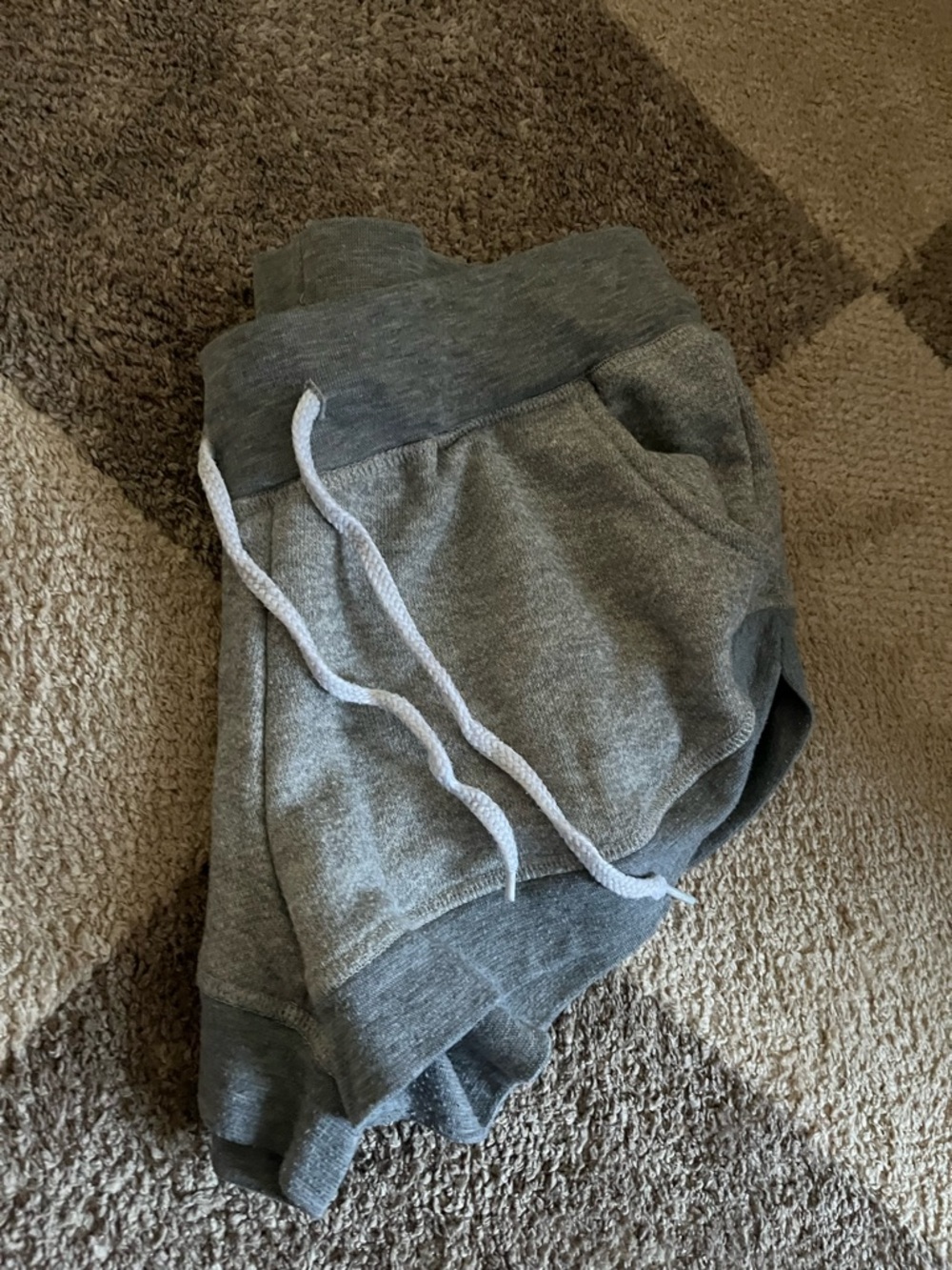 Jessica Simpson Gray Terry-Knit Sweatshorts